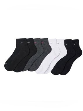 Calvin Klein Women's 5-Pairs High Quarter Socks